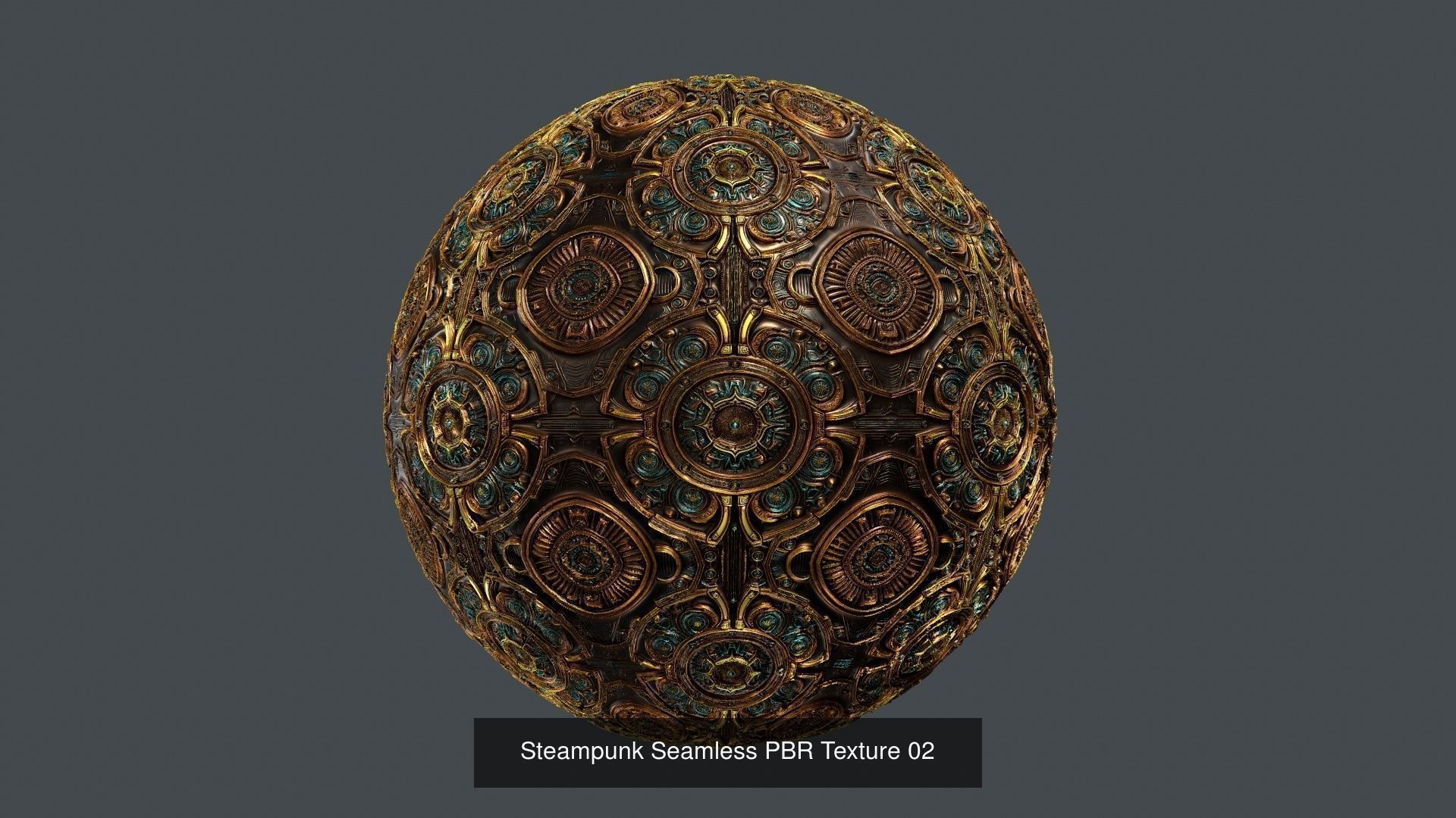 15 Steampunk Seamless PBR Textures Texture_2