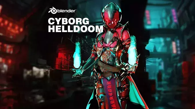 Cyborg HellDoom Robot