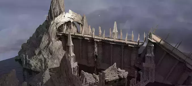 Mongal Castle mountain bridge 3