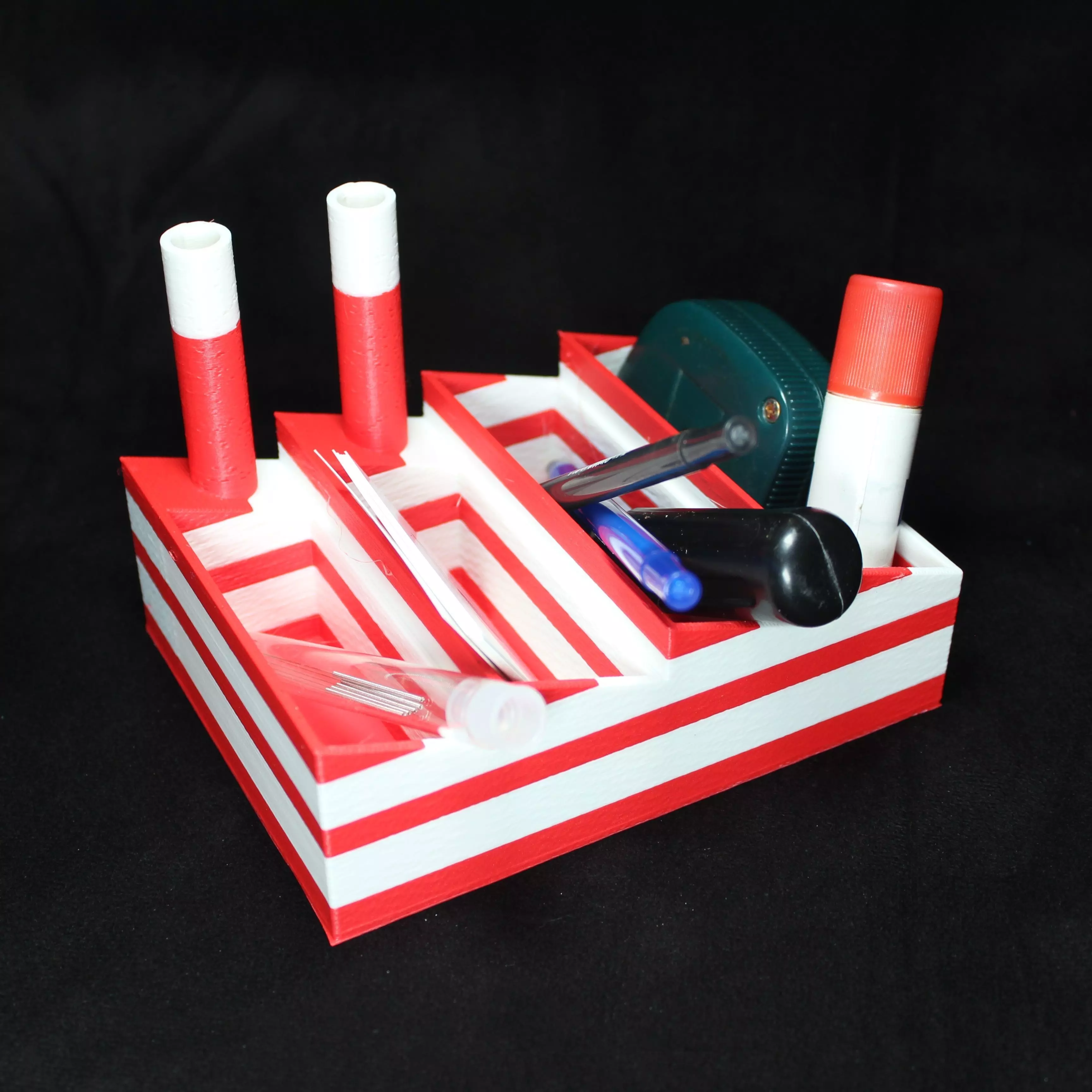 Factory Desk Organizer Pen Pencil Holder Tray 3D print model