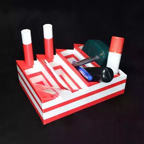 Factory Desk Organizer Pen Pencil Holder Tray 3D print model