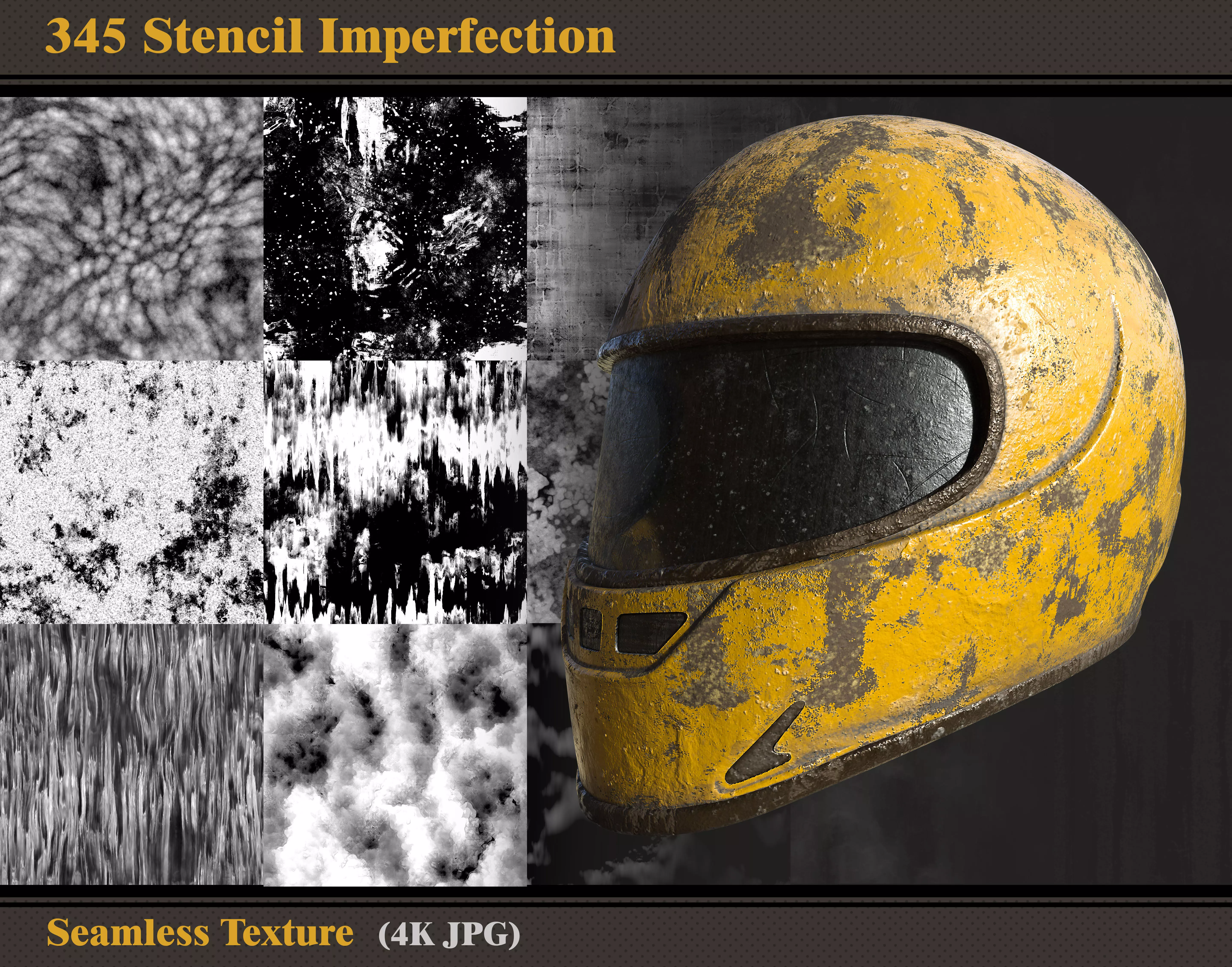 345 Stencil Imperfection 3D model