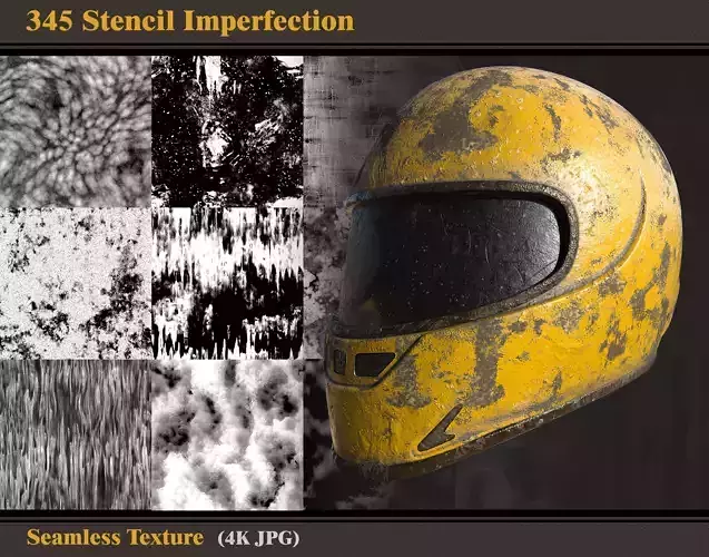 345 Stencil Imperfection 3D model