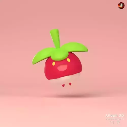 Pokemon bounsweet 3D print model