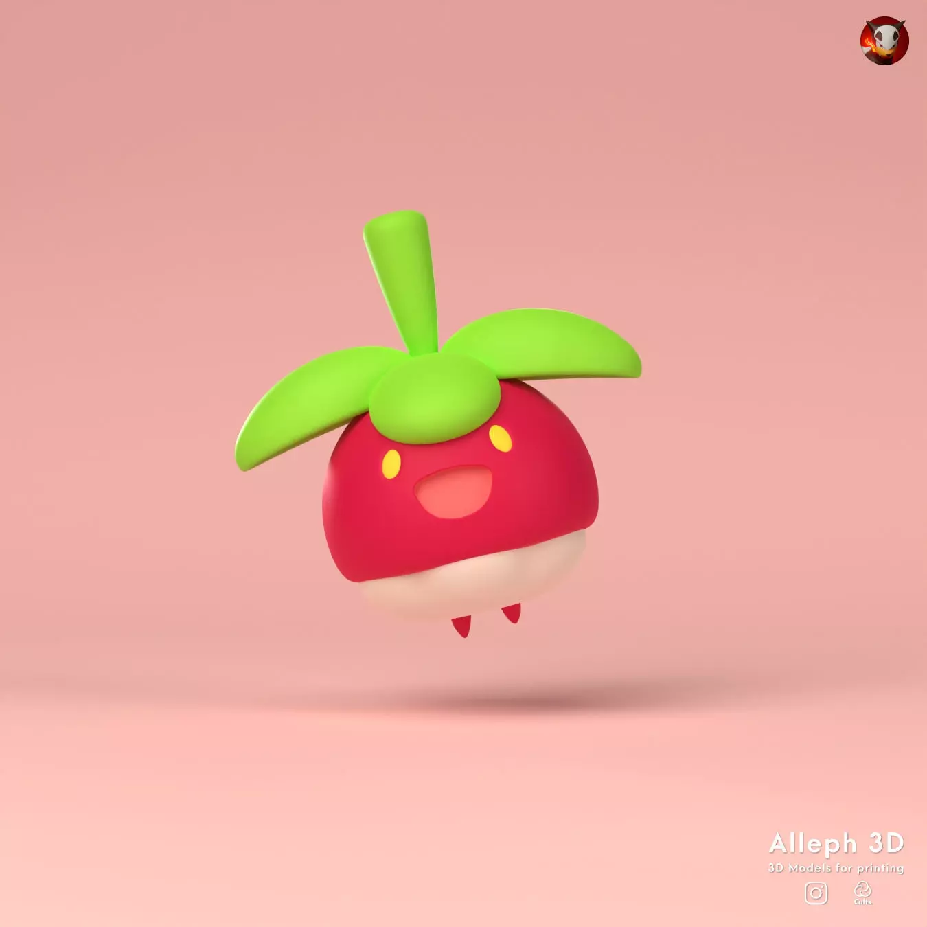 Pokemon bounsweet 3D print model_0