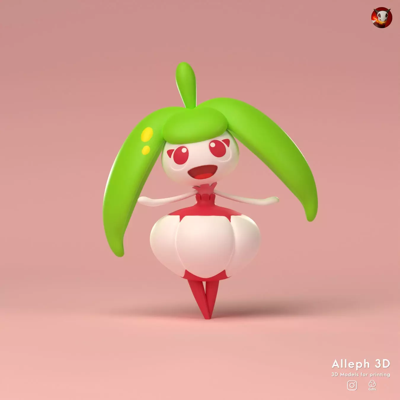 Pokemon steenee 3D print model_0
