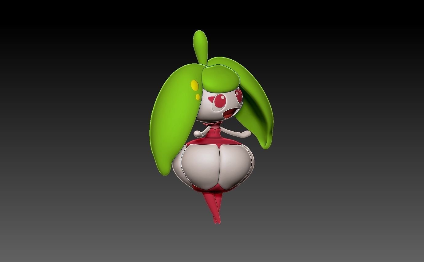 Pokemon steenee 3D print model_7