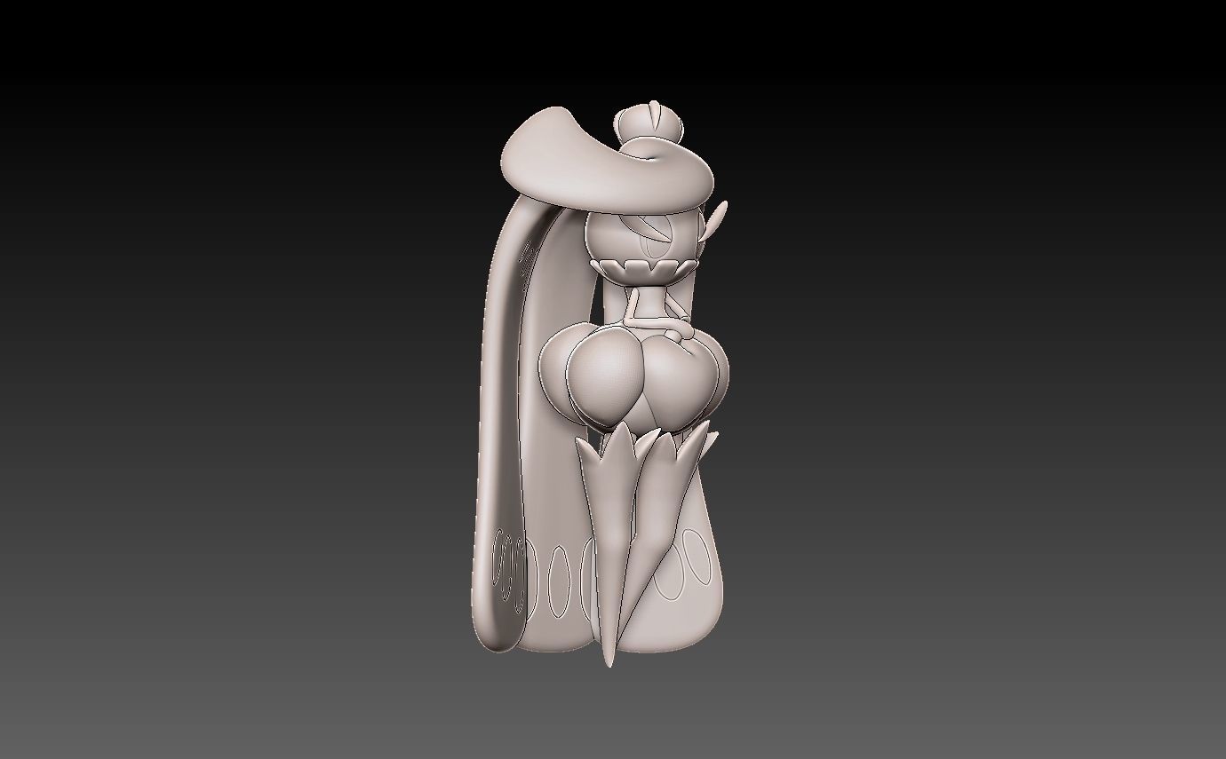 Pokemon tsareena 3D print model_10