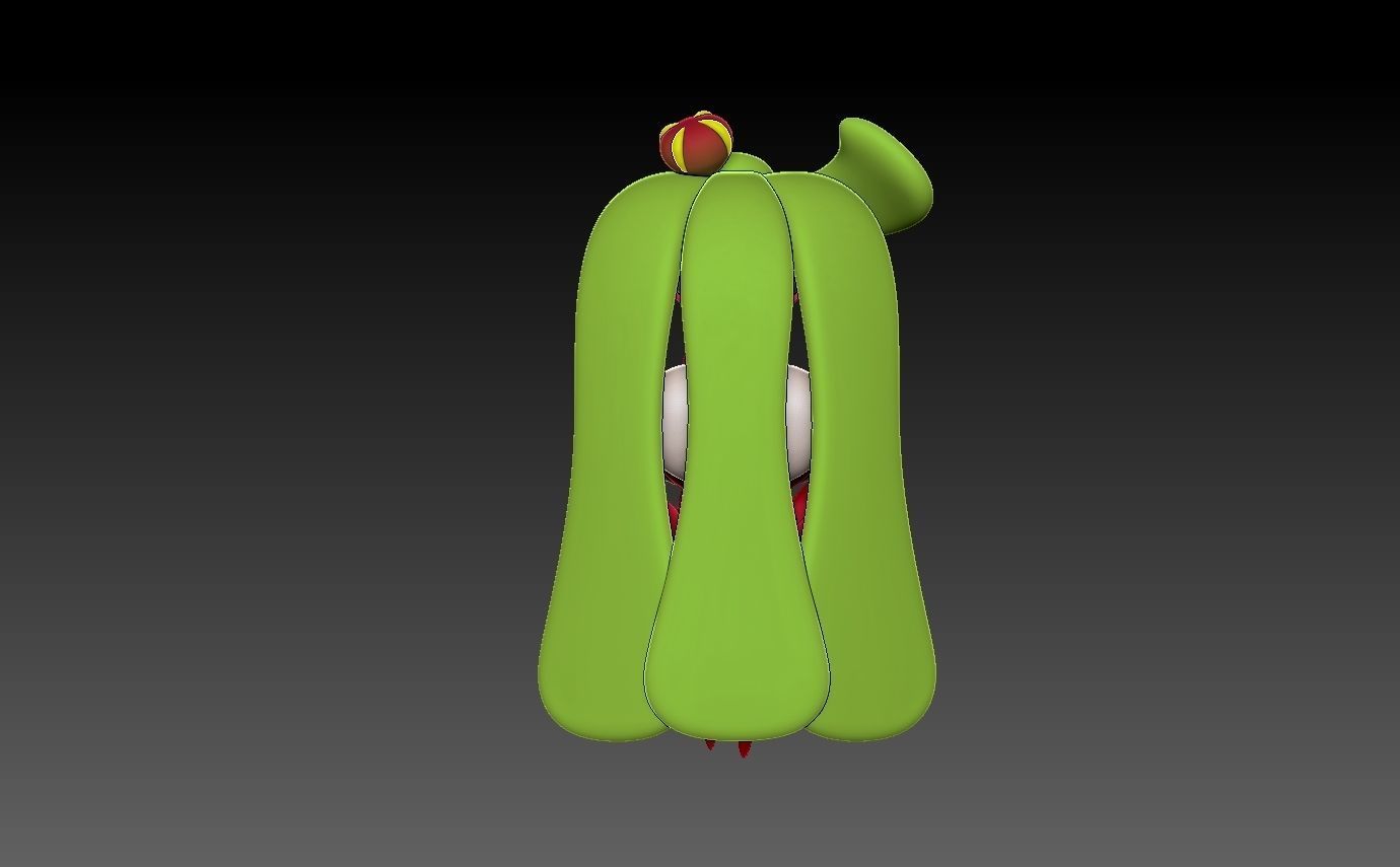 Pokemon tsareena 3D print model_7