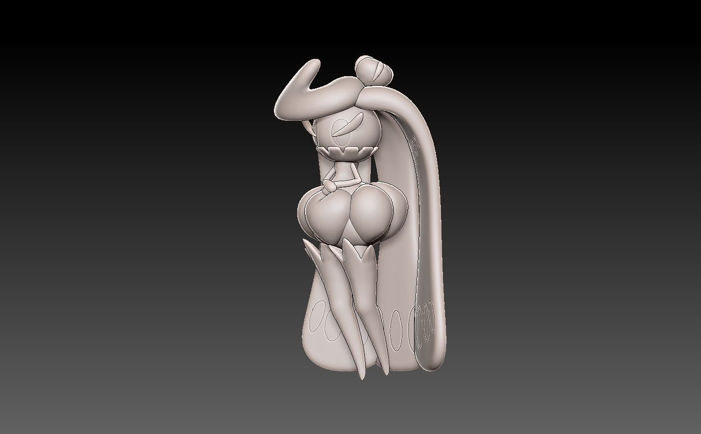 Pokemon tsareena 3D print model_4
