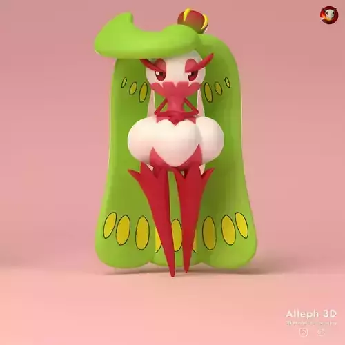 Pokemon tsareena 3D print model
