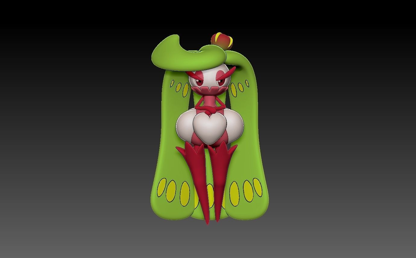 Pokemon tsareena 3D print model_1
