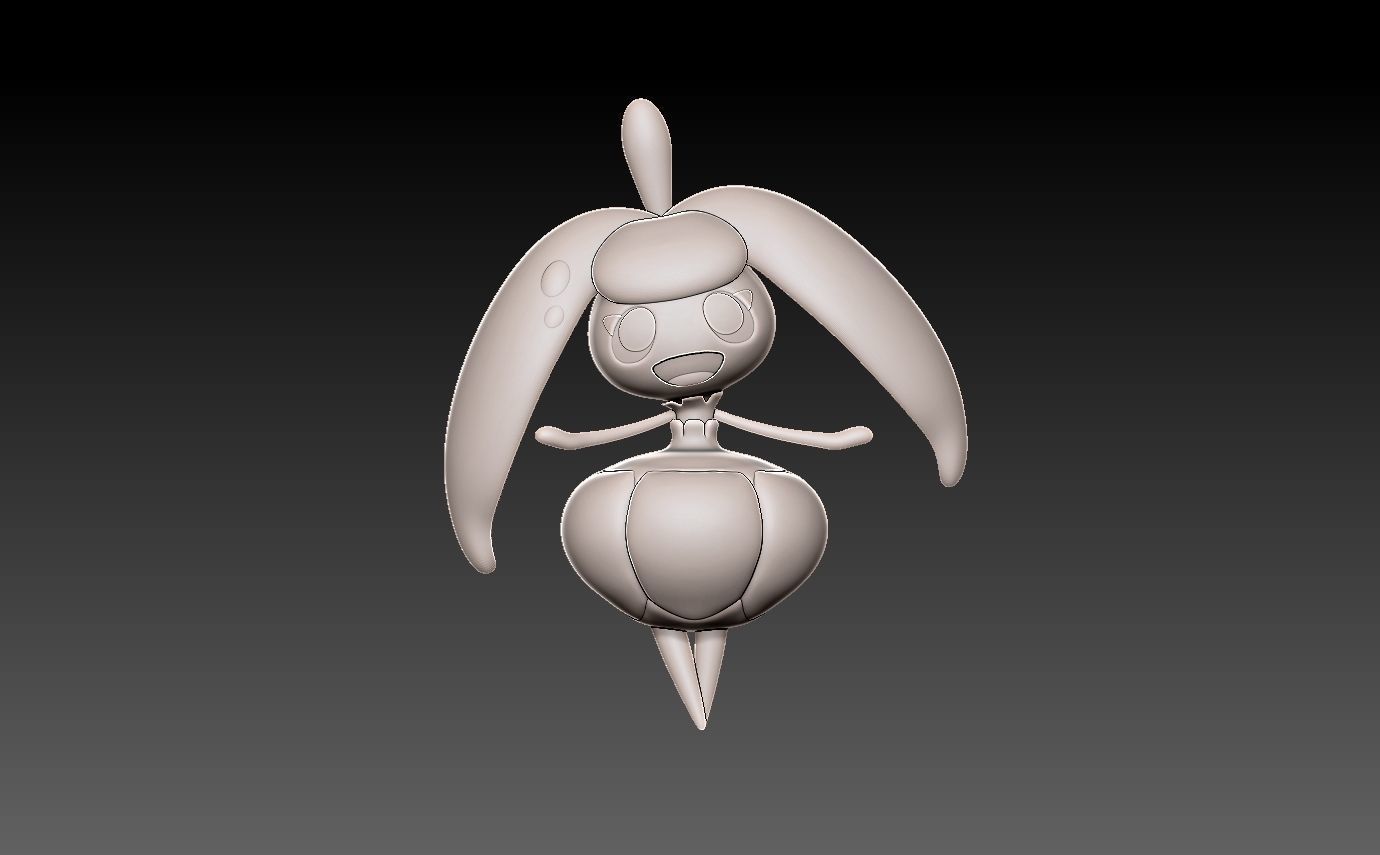 Pokemon bounsweet evolution pack 3D print model_8