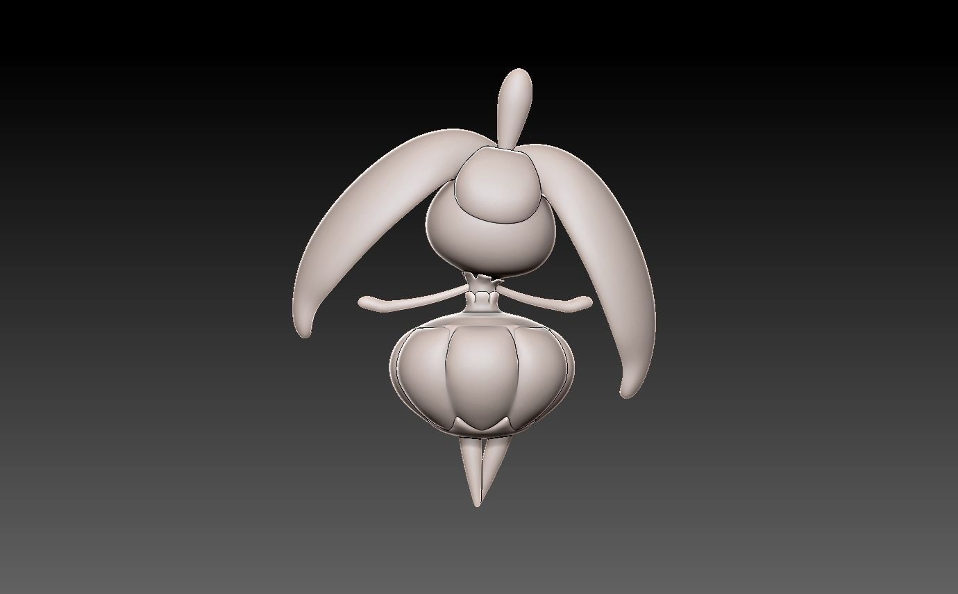 Pokemon bounsweet evolution pack 3D print model_19