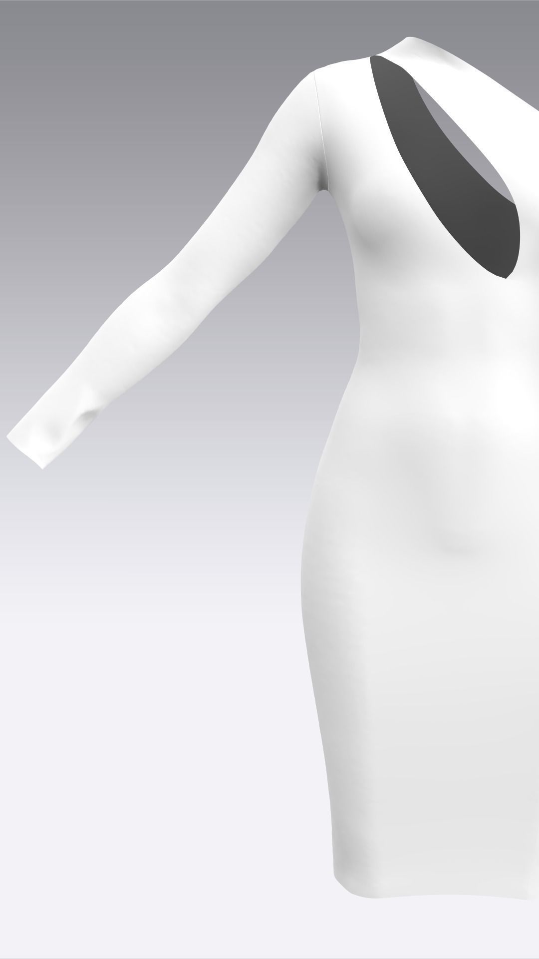 Dress Outfits MD CLO 3D ZPRJ ZPAC project files 3D model_22