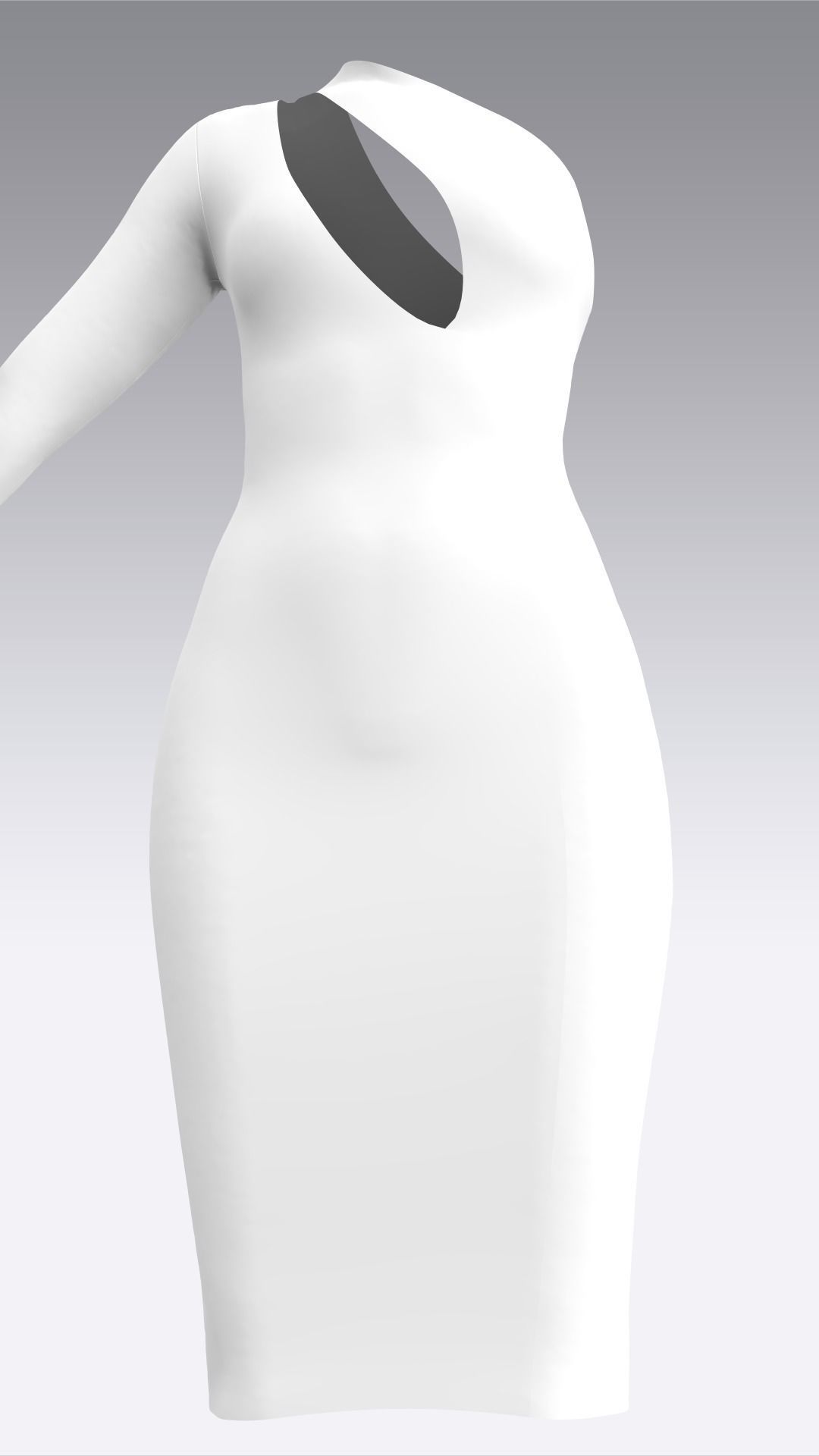 Dress Outfits MD CLO 3D ZPRJ ZPAC project files 3D model_9