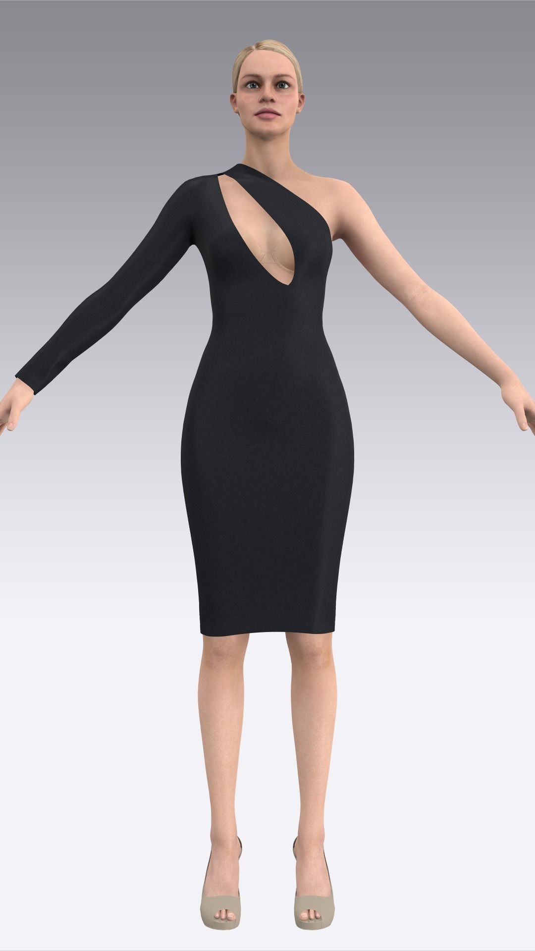 Dress Outfits MD CLO 3D ZPRJ ZPAC project files 3D model_26