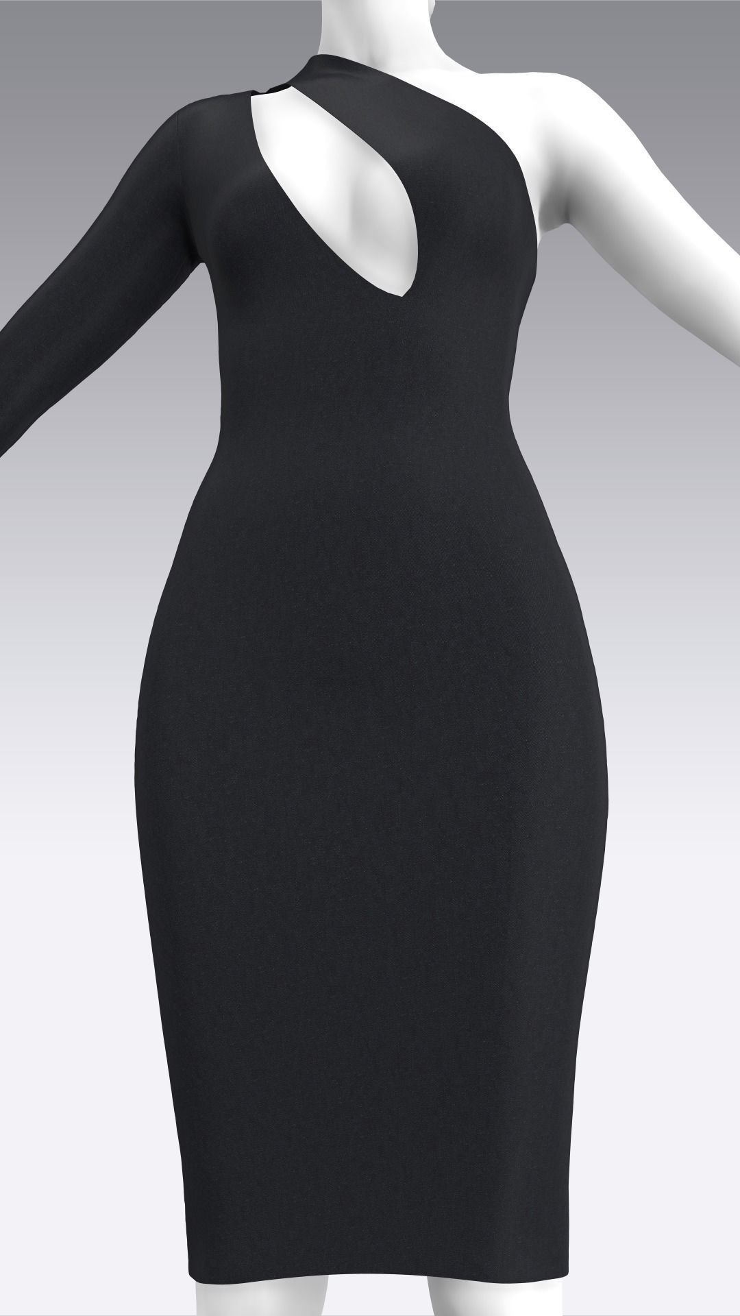 Dress Outfits MD CLO 3D ZPRJ ZPAC project files 3D model_39