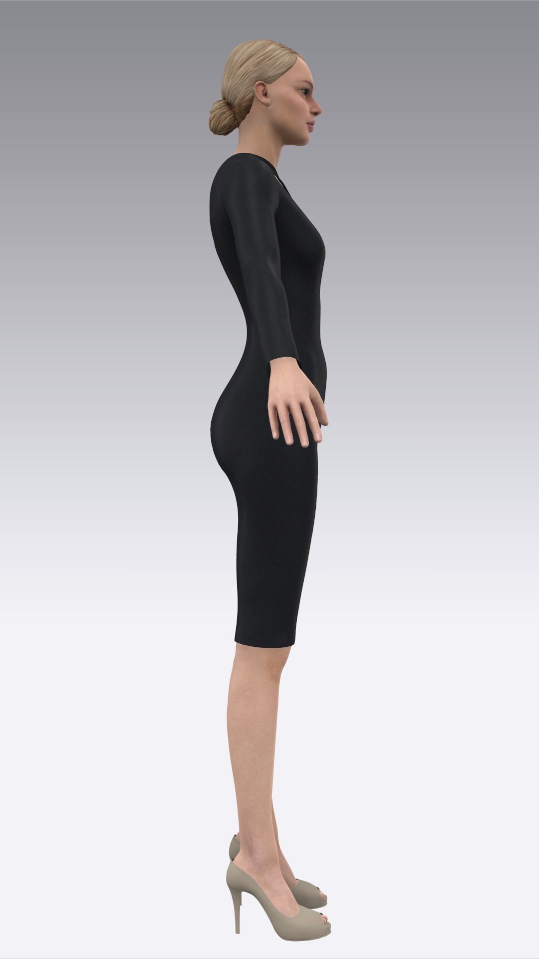 Dress Outfits MD CLO 3D ZPRJ ZPAC project files 3D model_15