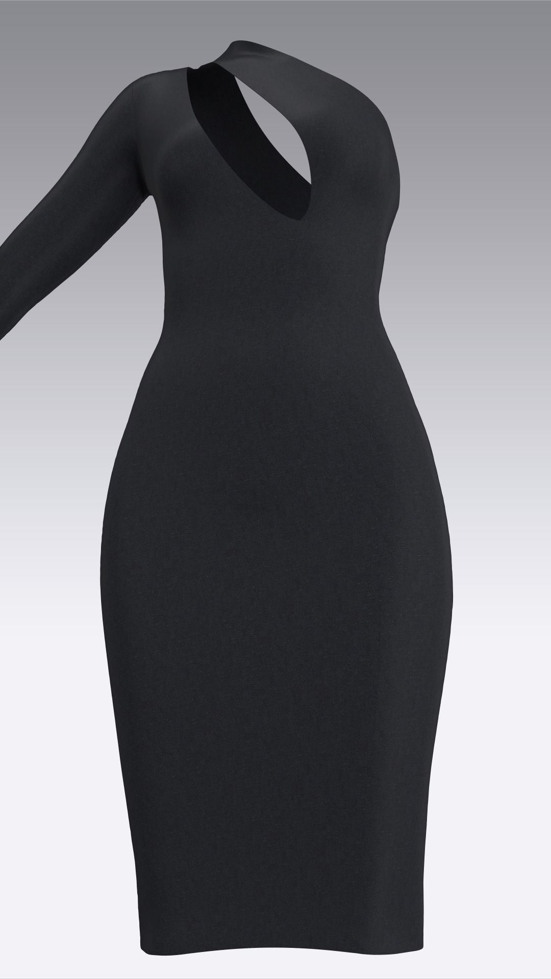 Dress Outfits MD CLO 3D ZPRJ ZPAC project files 3D model_33