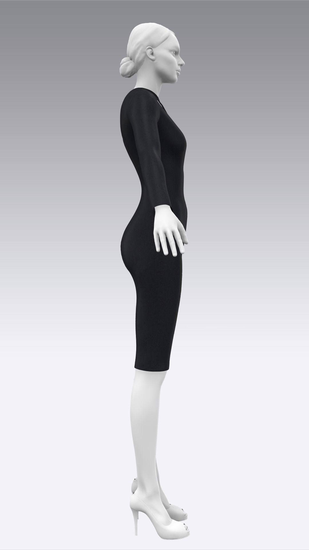 Dress Outfits MD CLO 3D ZPRJ ZPAC project files 3D model_20