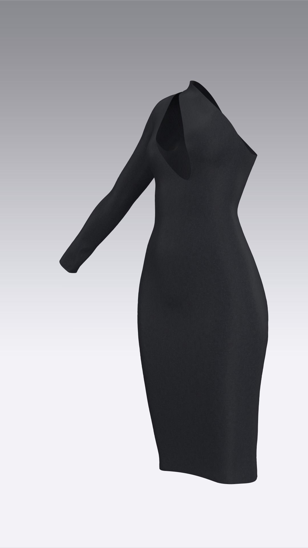 Dress Outfits MD CLO 3D ZPRJ ZPAC project files 3D model_29