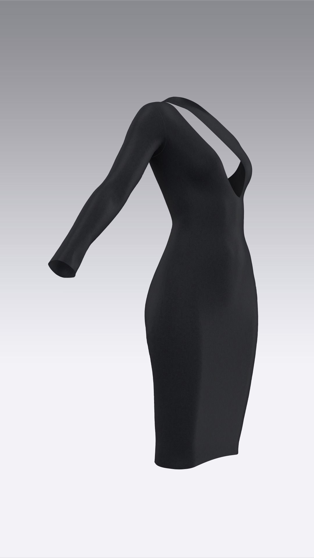 Dress Outfits MD CLO 3D ZPRJ ZPAC project files 3D model_28
