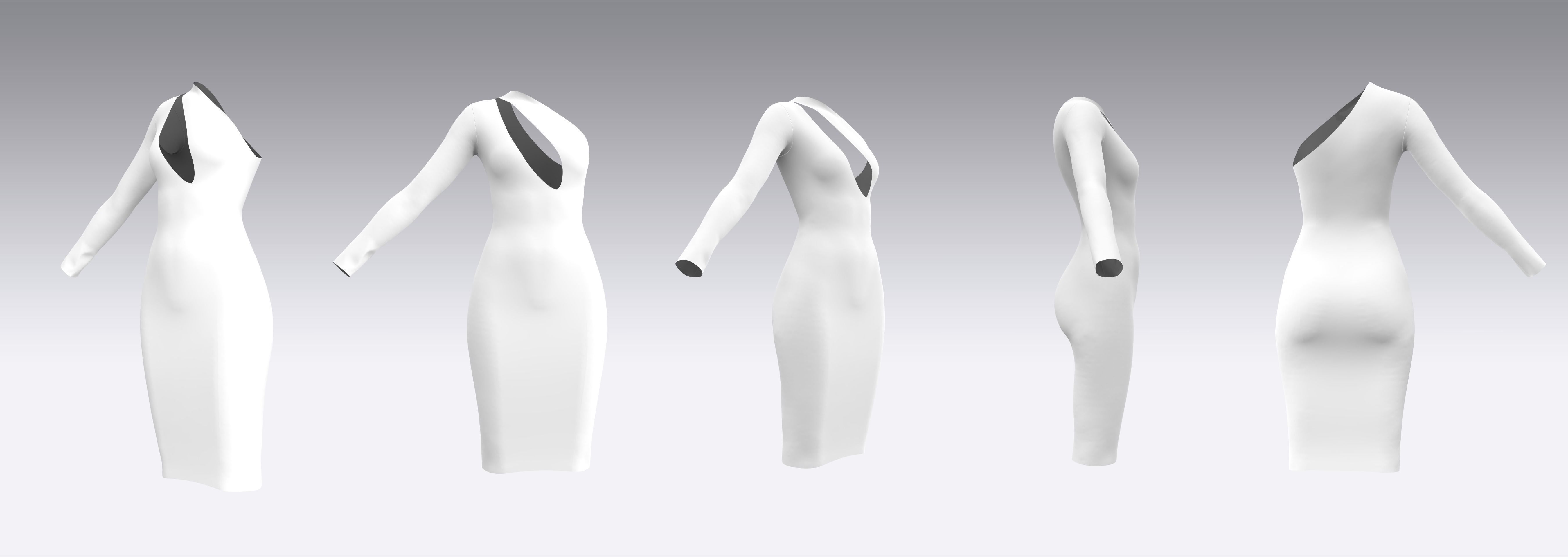 Dress Outfits MD CLO 3D ZPRJ ZPAC project files 3D model_6
