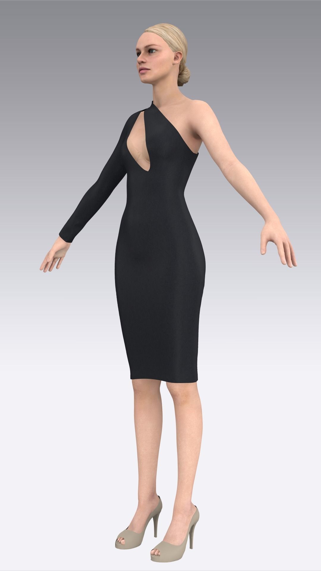 Dress Outfits MD CLO 3D ZPRJ ZPAC project files 3D model_19