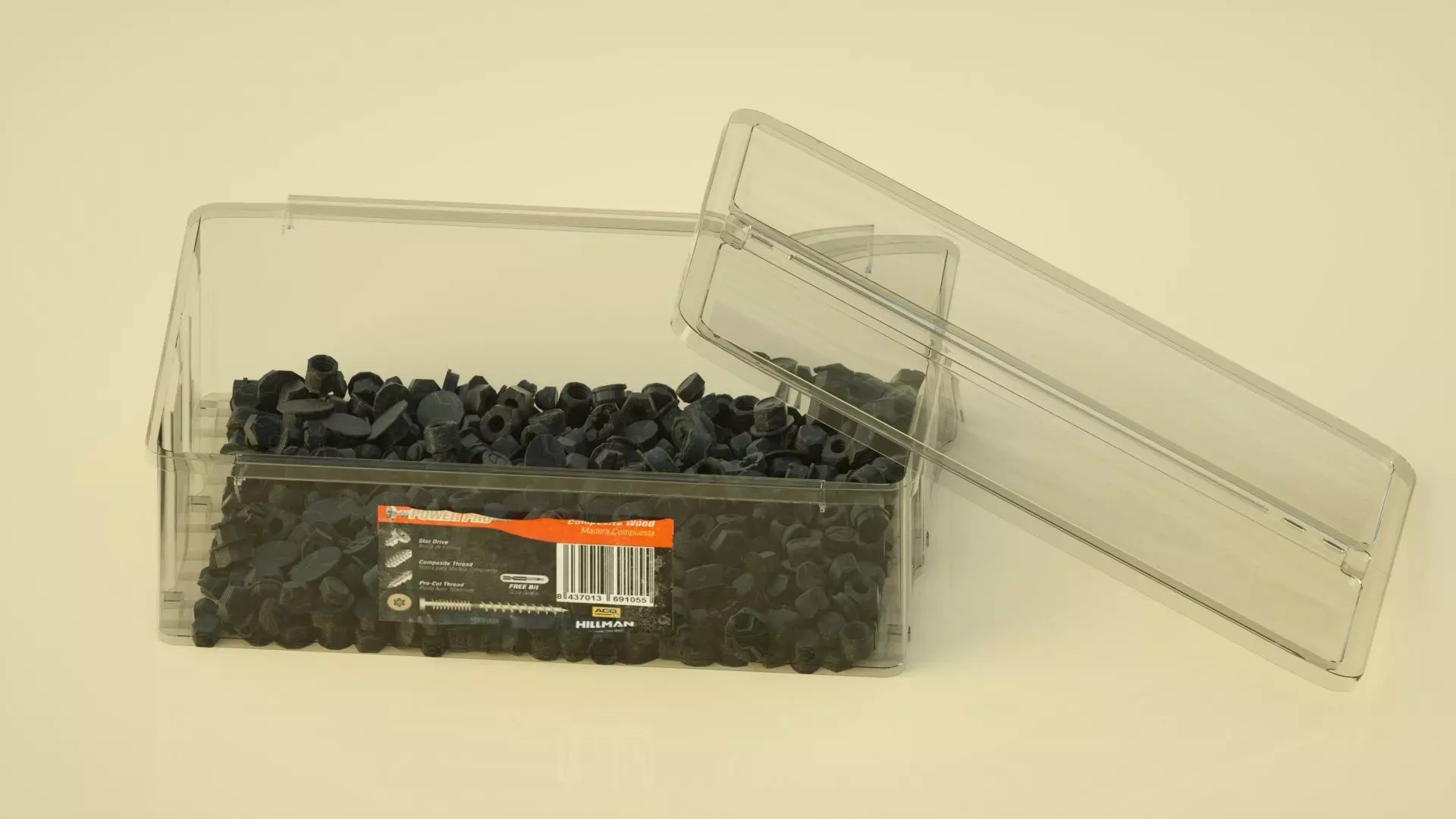 Screws Screw caps Screw box Toolbox Hardware tools 3D model_0