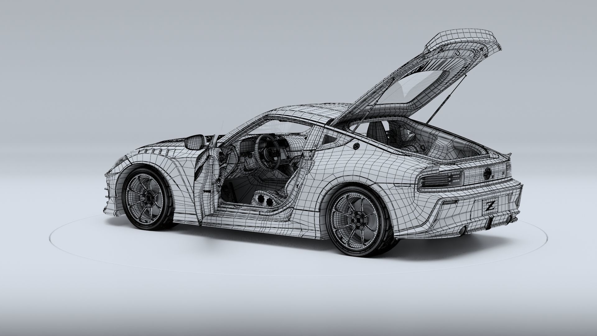 Nismo Concept Z 2023 Low-poly 3D model_43