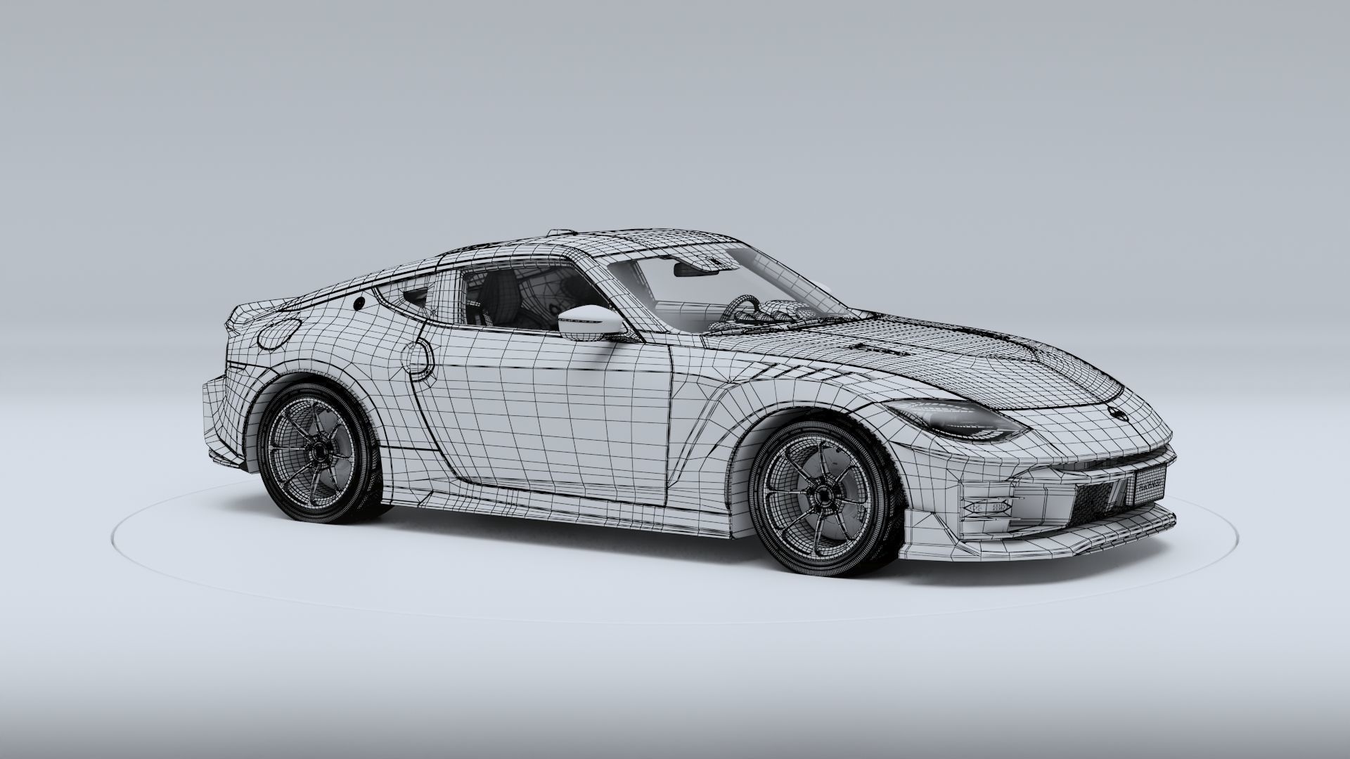 Nismo Concept Z 2023 Low-poly 3D model_46