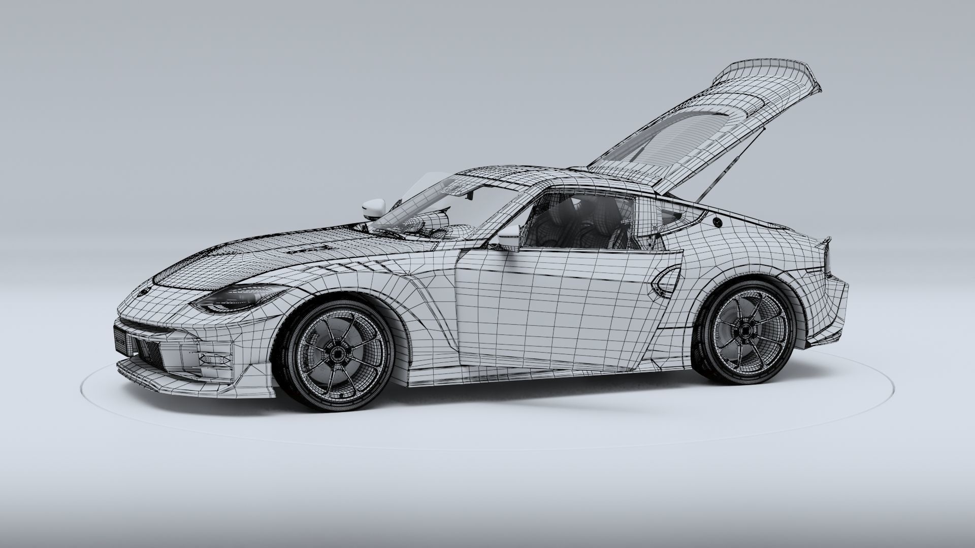 Nismo Concept Z 2023 Low-poly 3D model_45