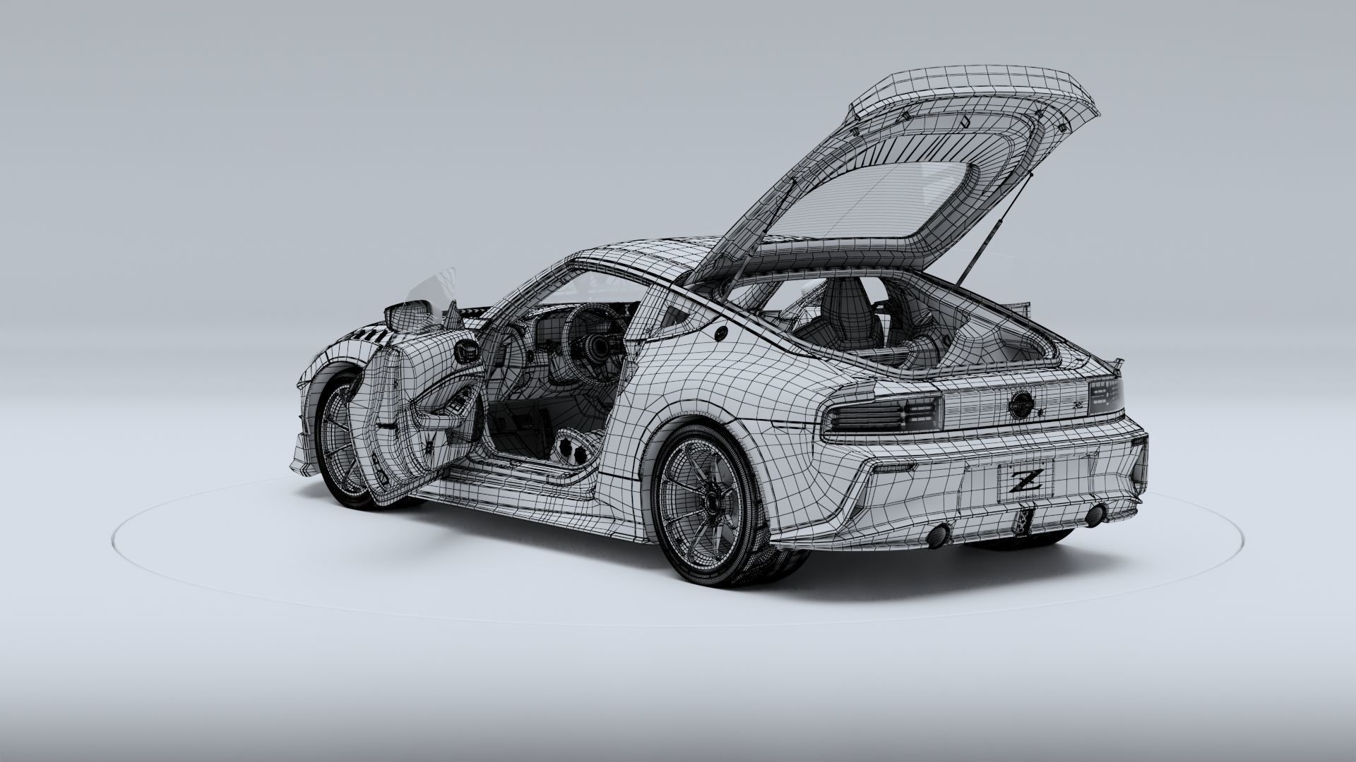 Nismo Concept Z 2023 Low-poly 3D model_42
