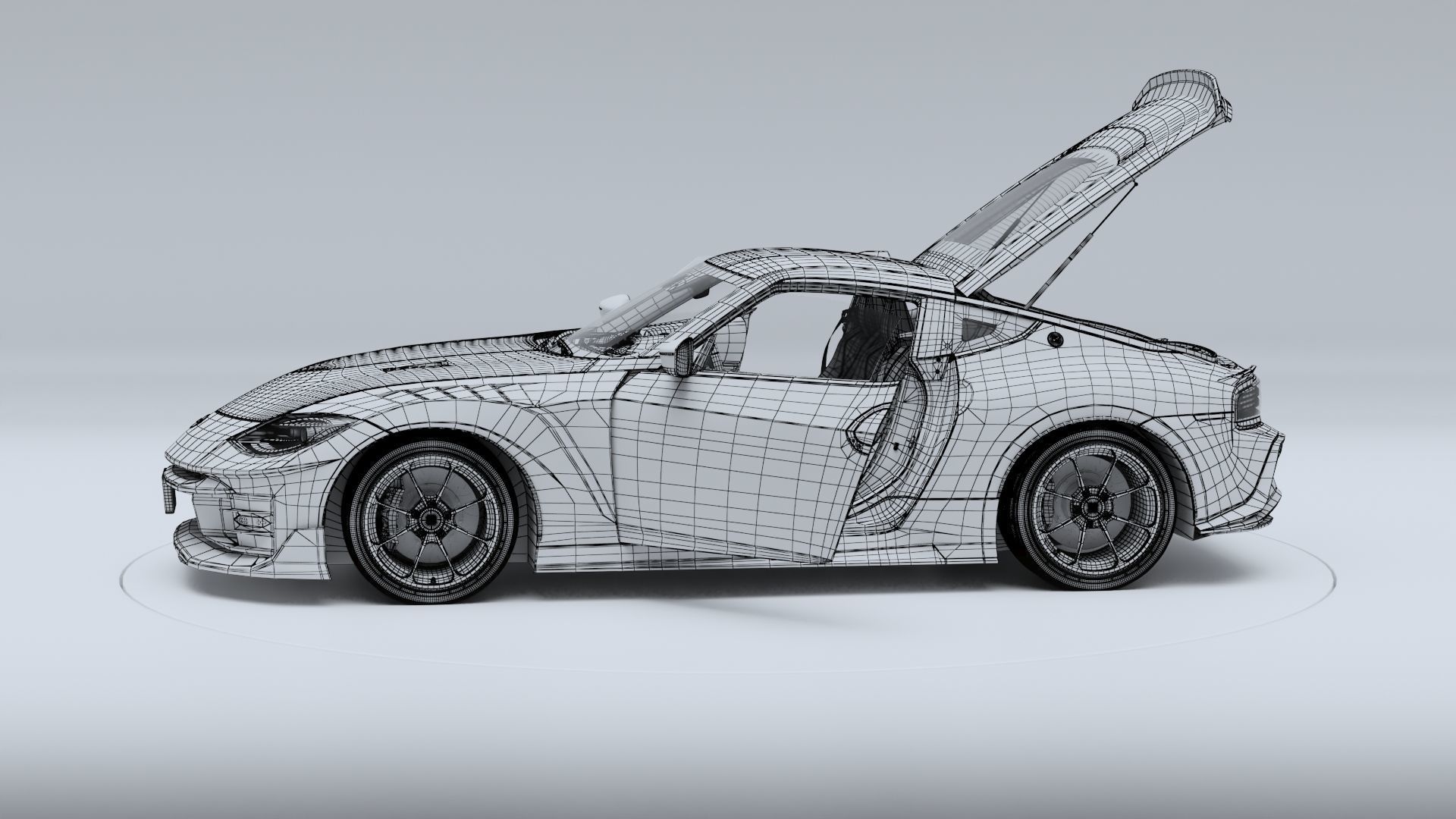 Nismo Concept Z 2023 Low-poly 3D model_44