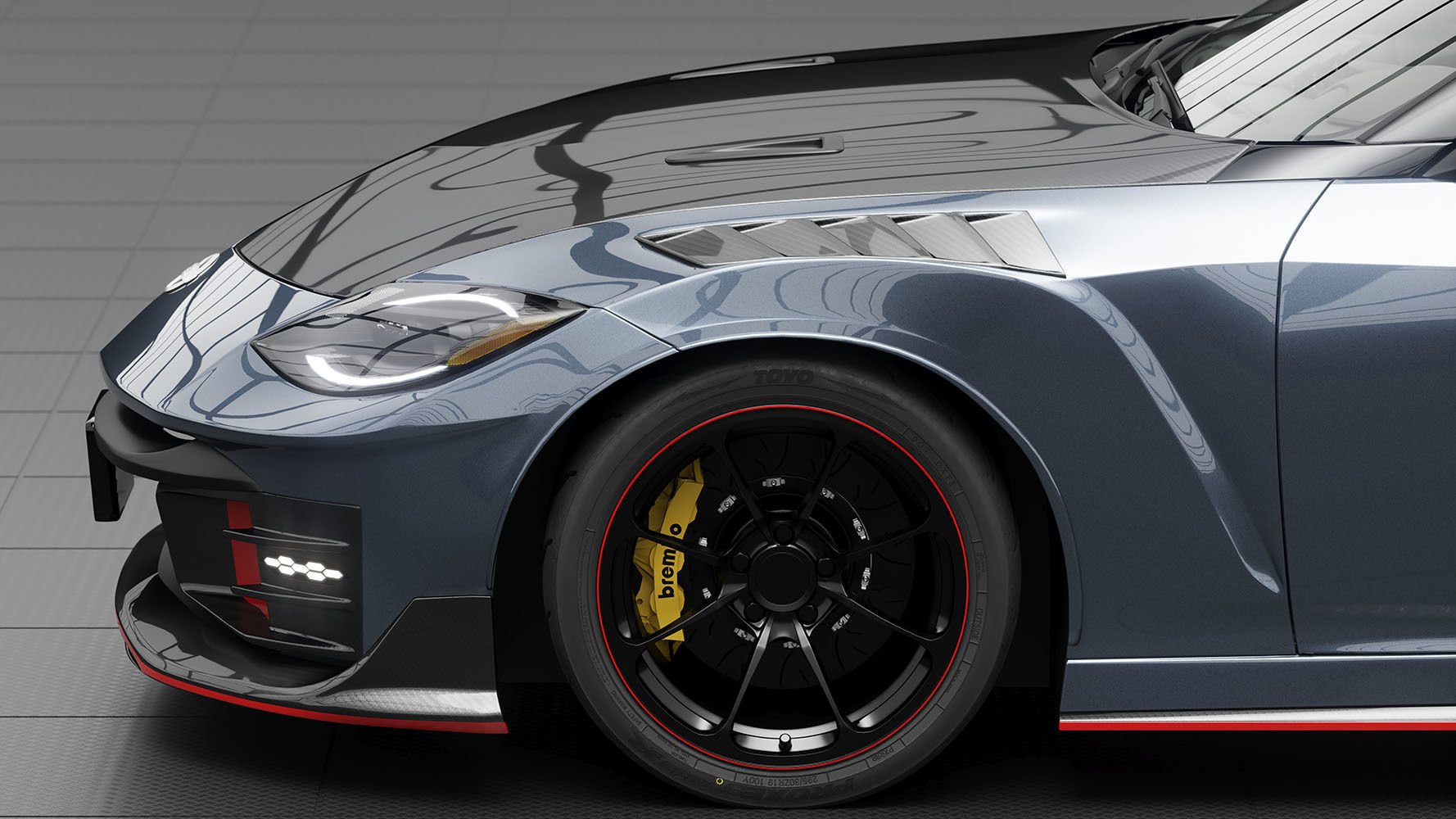 Nismo Concept Z 2023 Low-poly 3D model_24