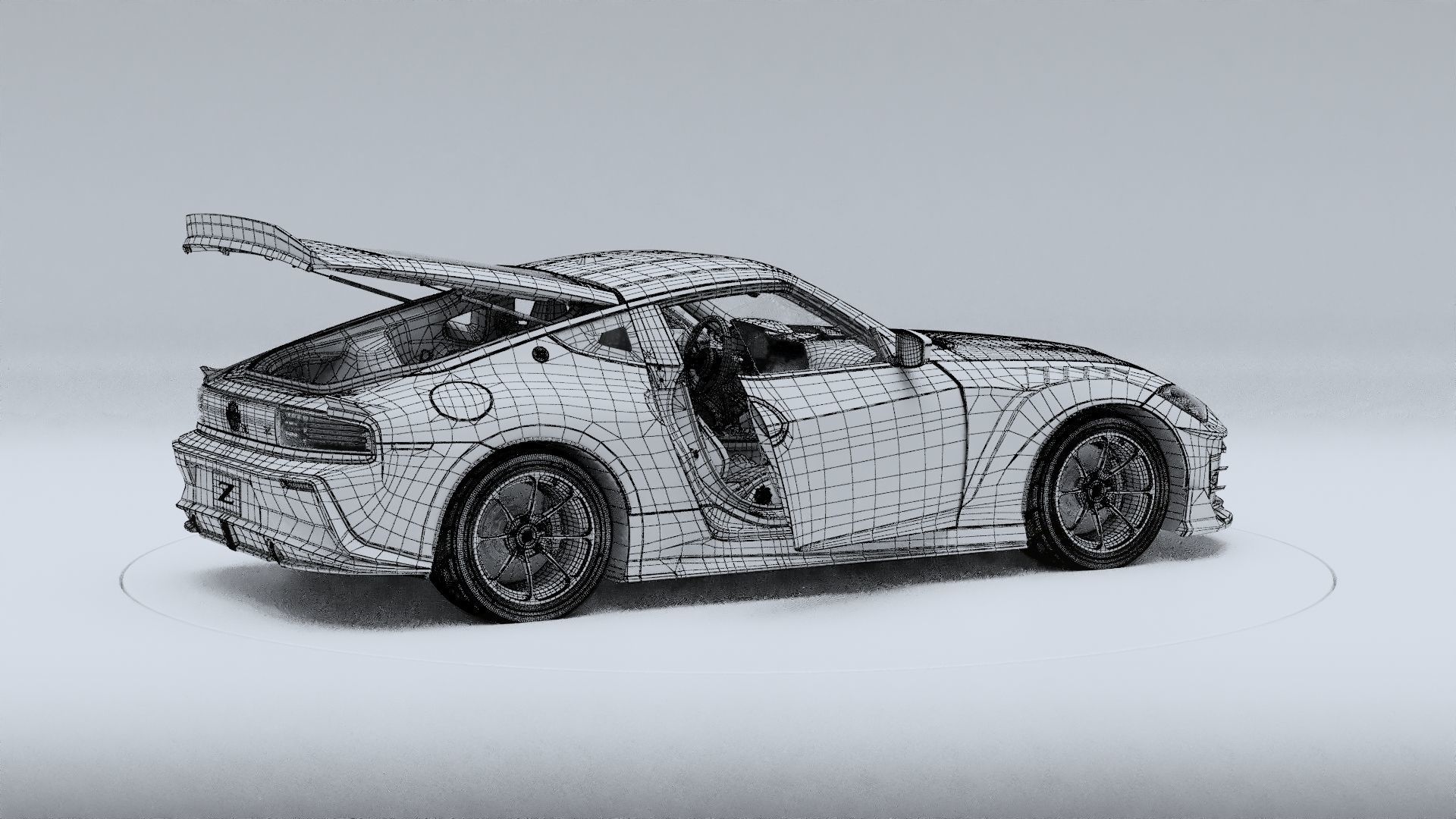 Nismo Concept Z 2023 Low-poly 3D model_38