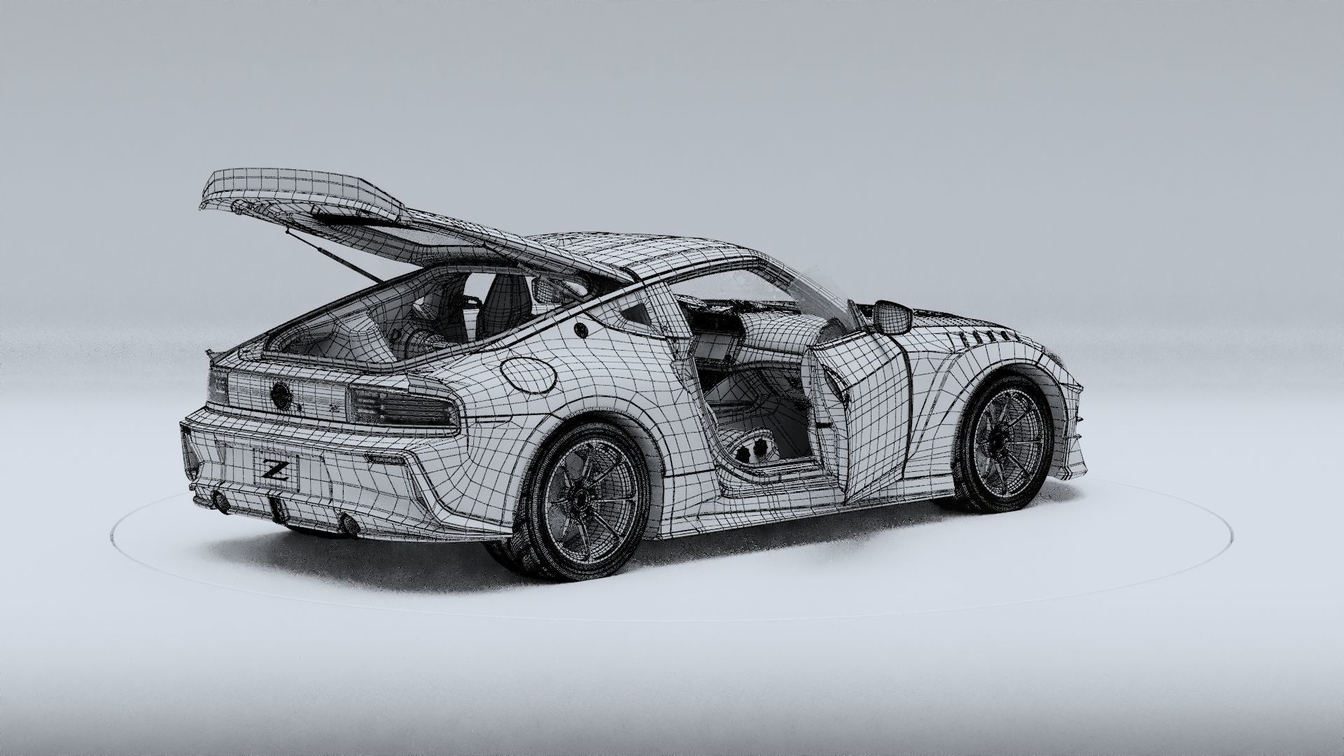 Nismo Concept Z 2023 Low-poly 3D model_39