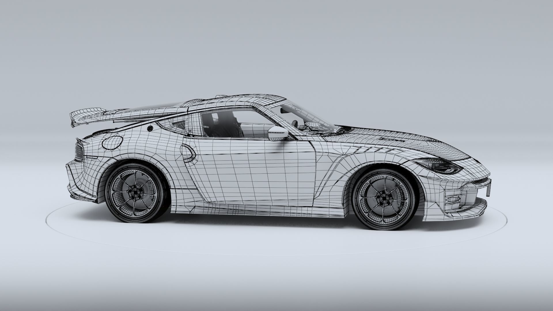 Nismo Concept Z 2023 Low-poly 3D model_36