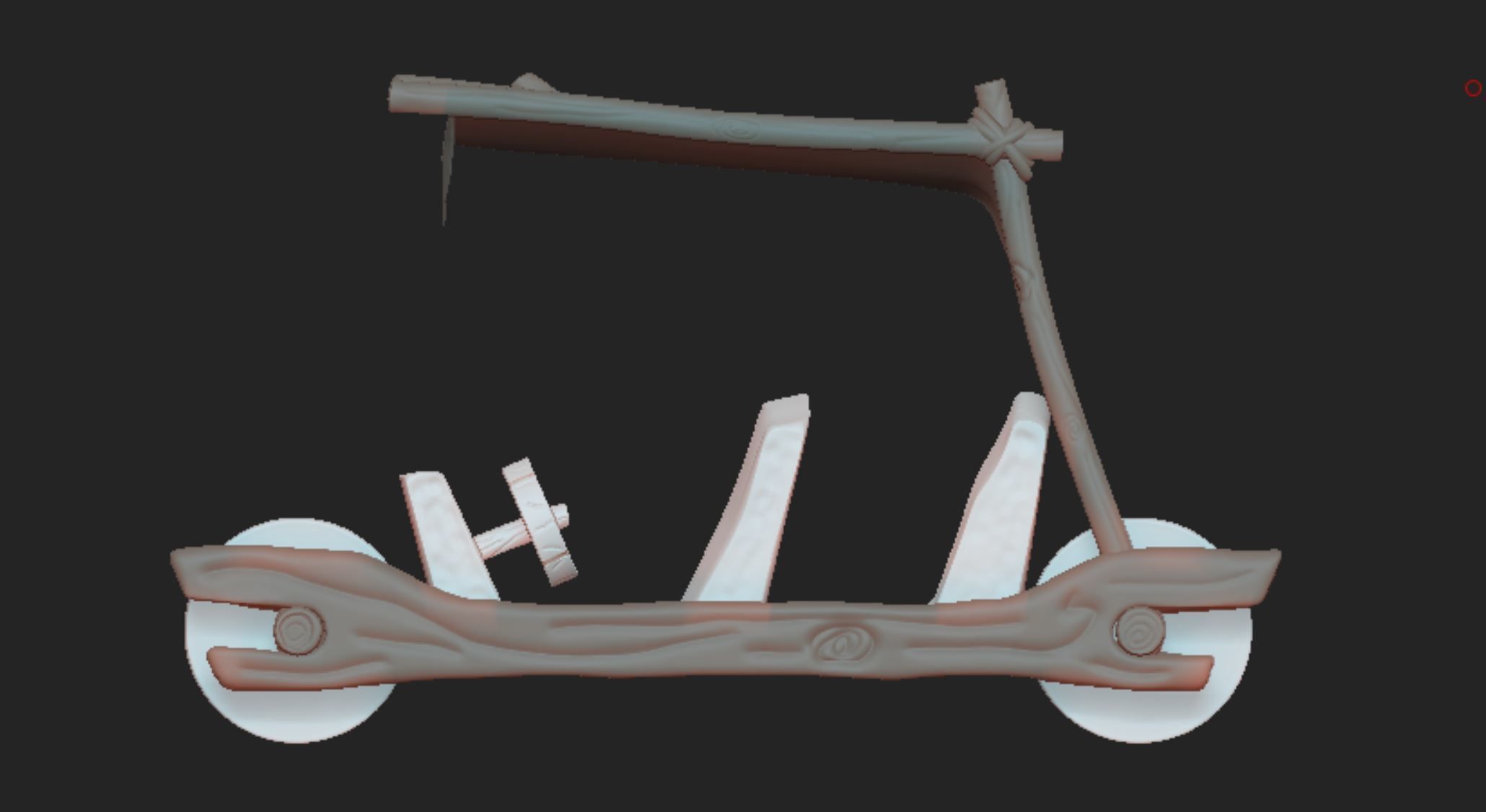 flintstones car 3D print model_1