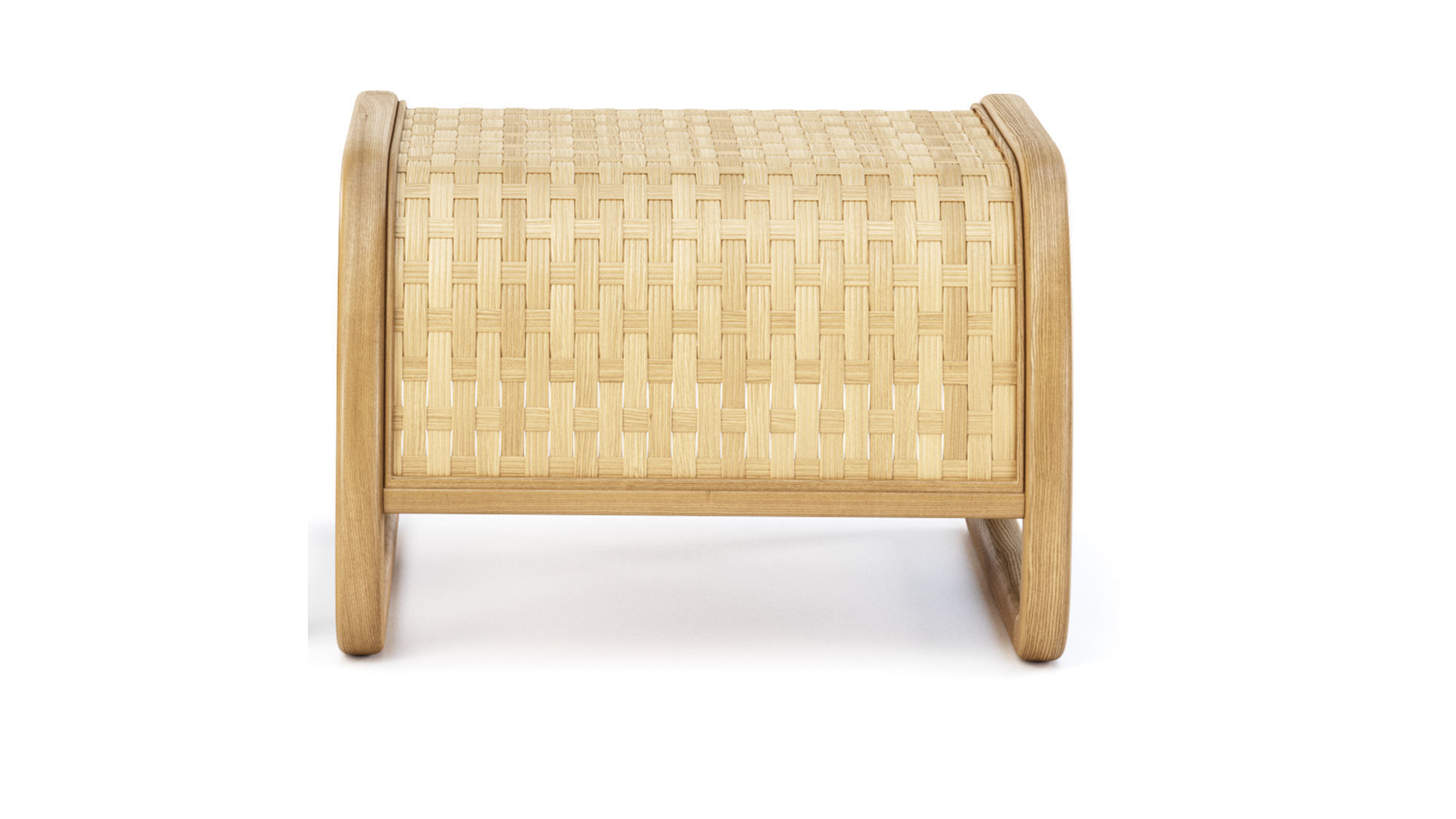 Lucy Rattan Ottoman  3D model_3
