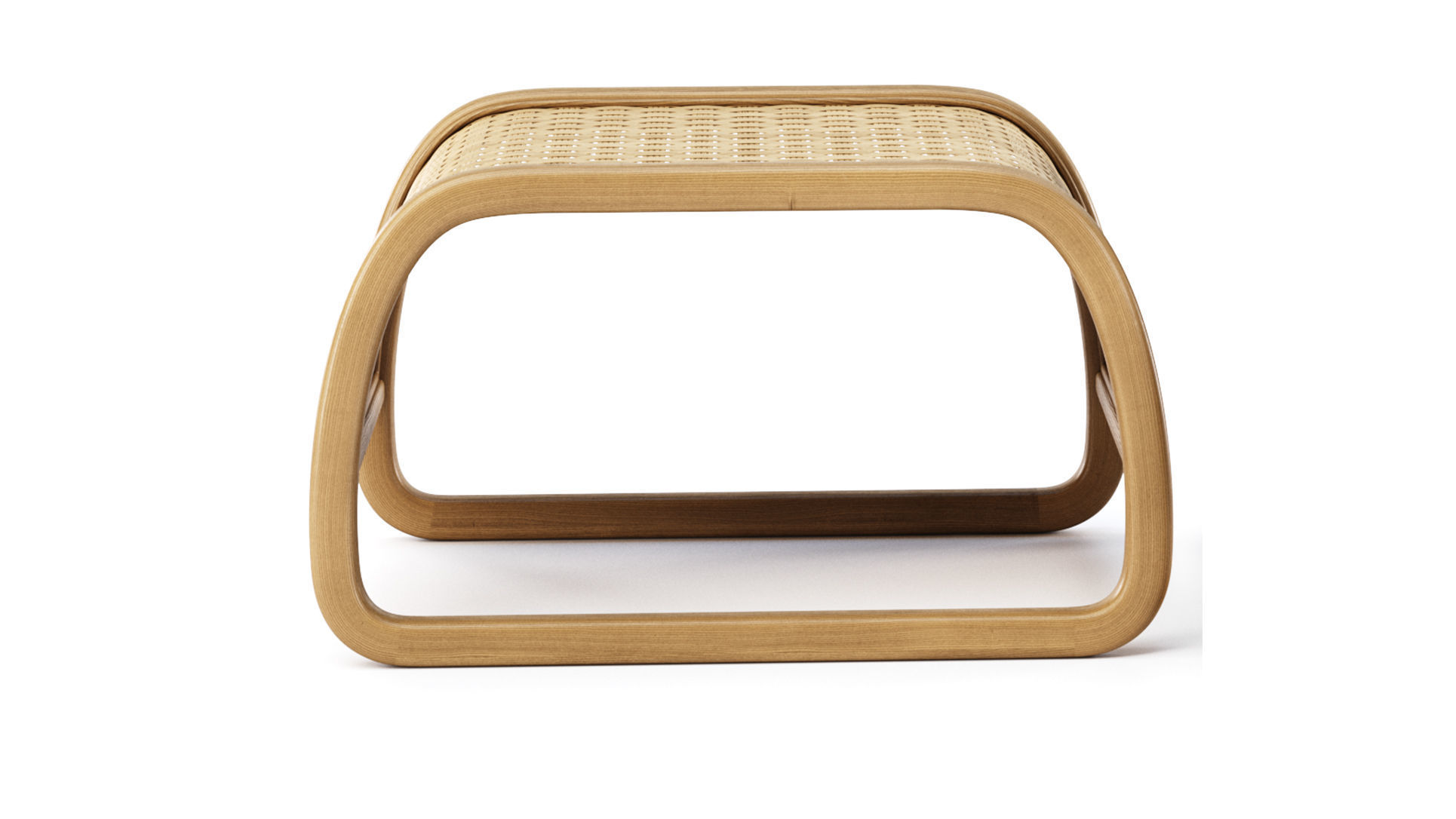 Lucy Rattan Ottoman  3D model_2
