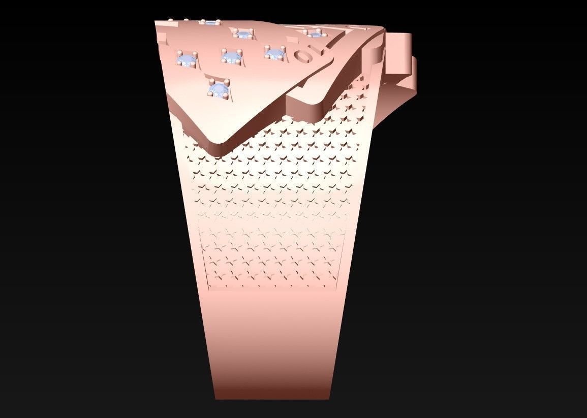 Cards Rings - N1037 3D print model_5