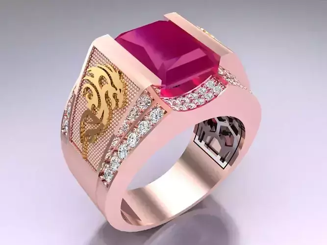 Dragon Ring - Mens Ring - N1826