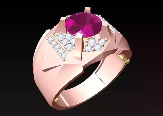 Diamond Rings - Mens Ring - N2307