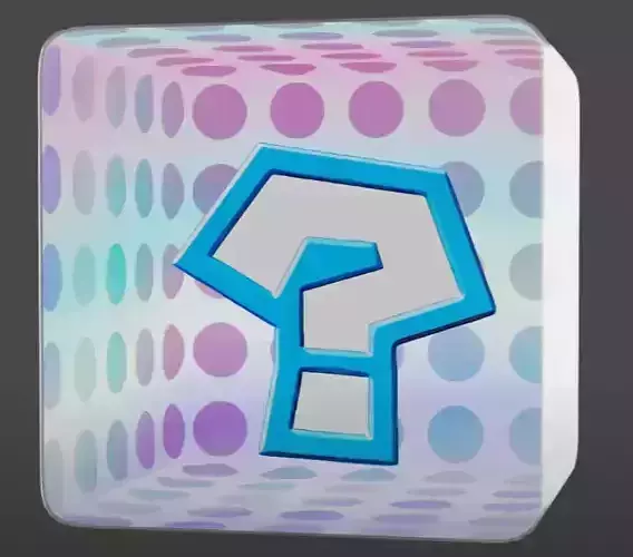 Mario Kart Item Box 3D model