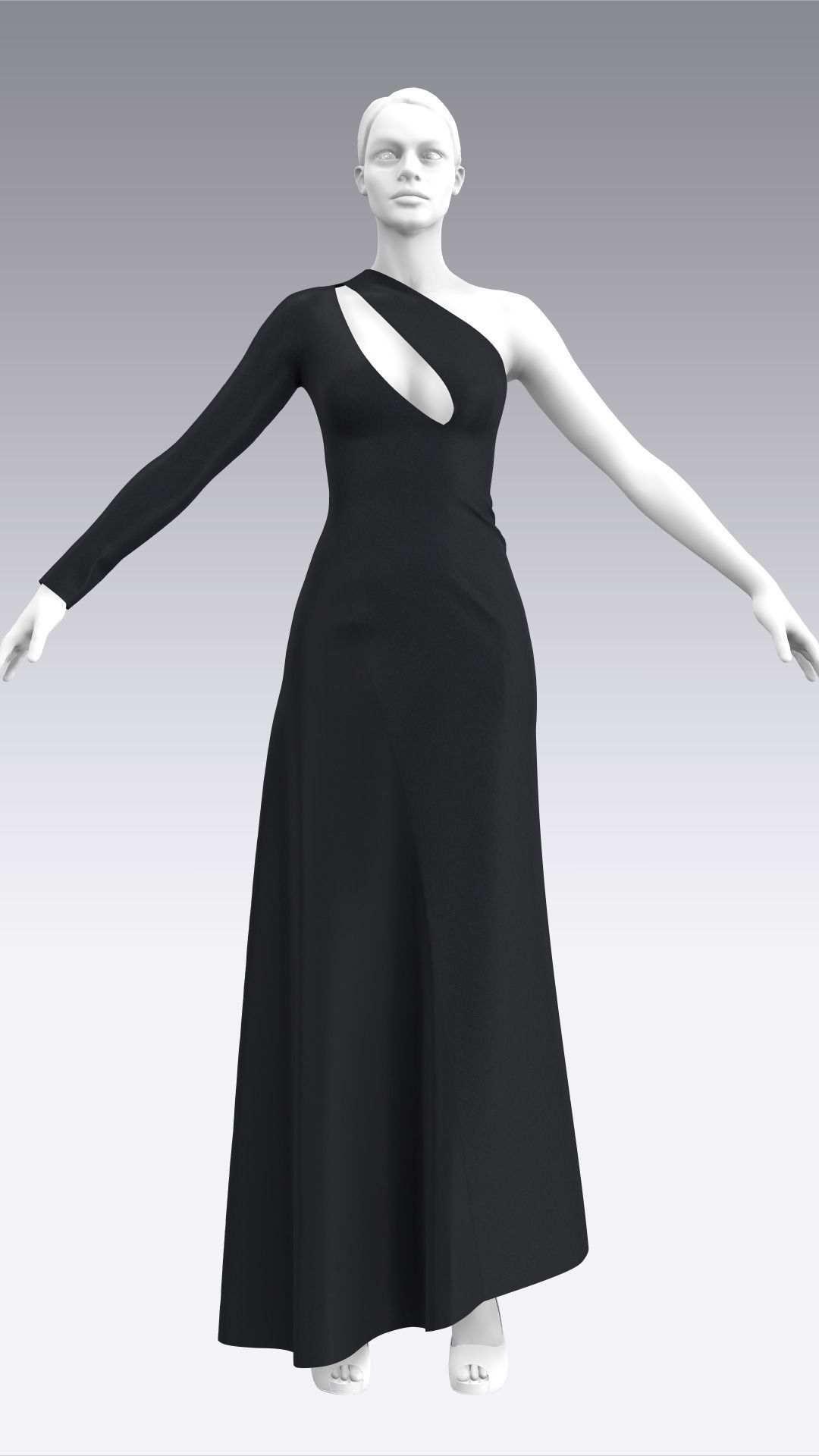 Dress Outfits MD CLO 3D ZPRJ ZPAC project files 3D model_24