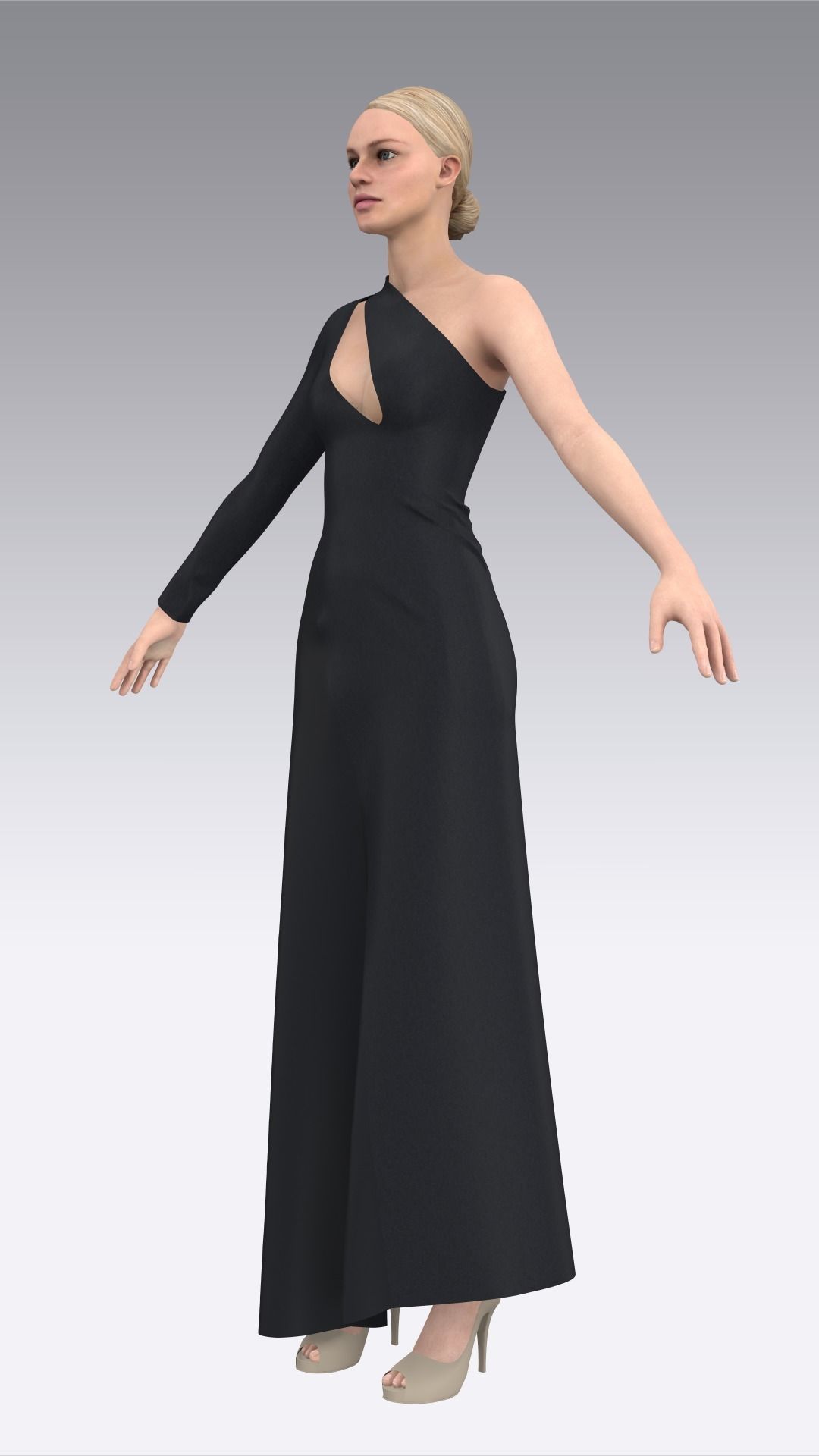 Dress Outfits MD CLO 3D ZPRJ ZPAC project files 3D model_19