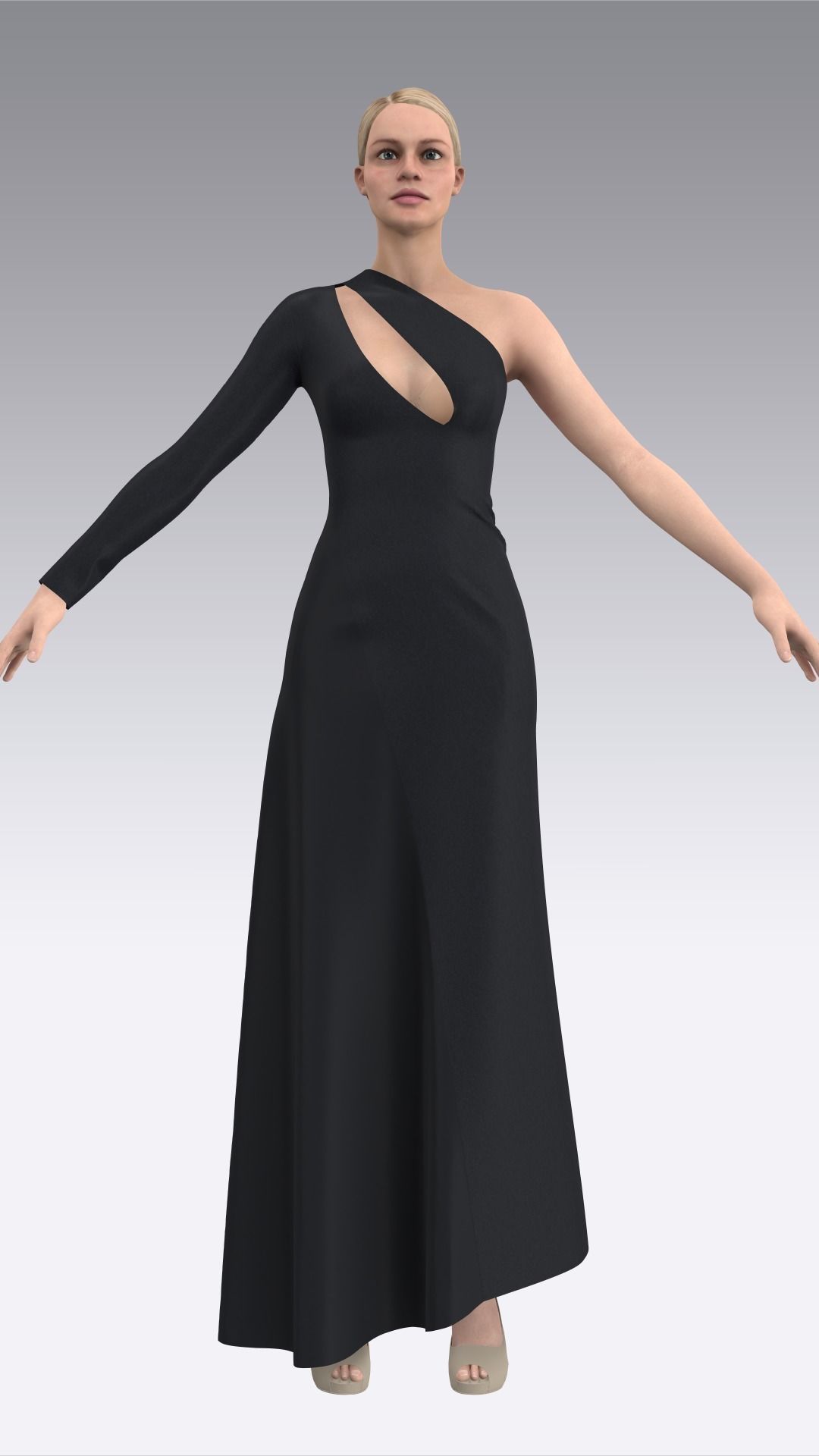 Dress Outfits MD CLO 3D ZPRJ ZPAC project files 3D model_20