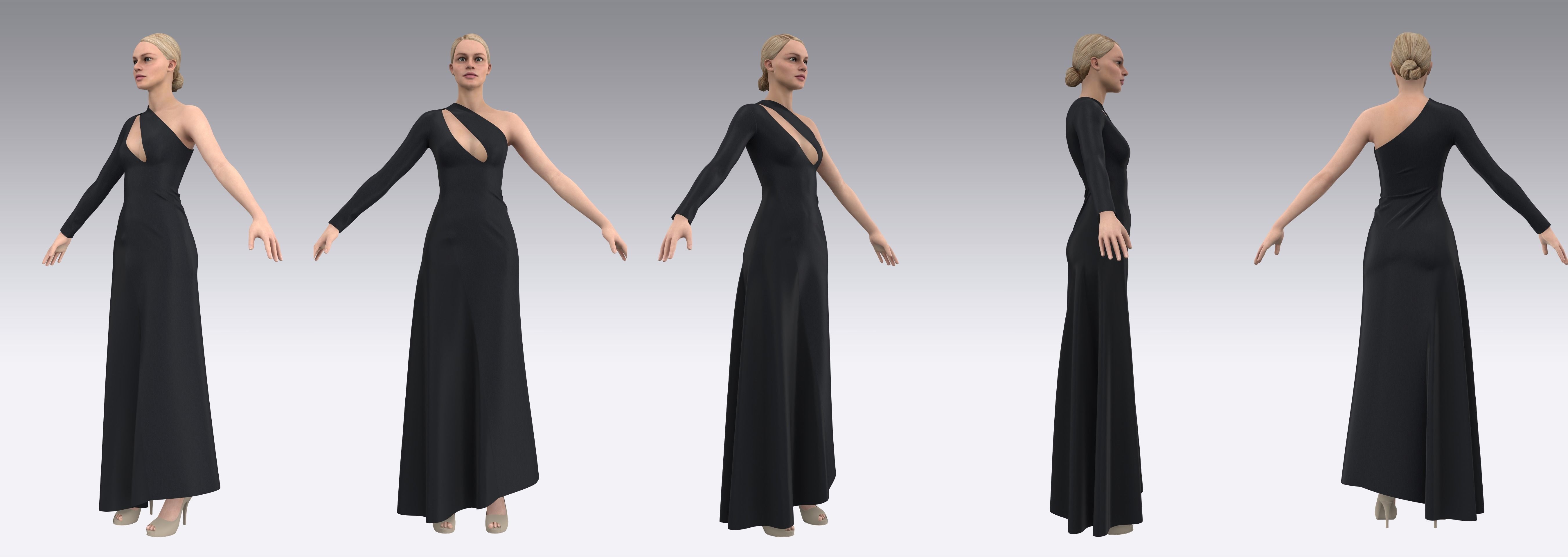 Dress Outfits MD CLO 3D ZPRJ ZPAC project files 3D model_4